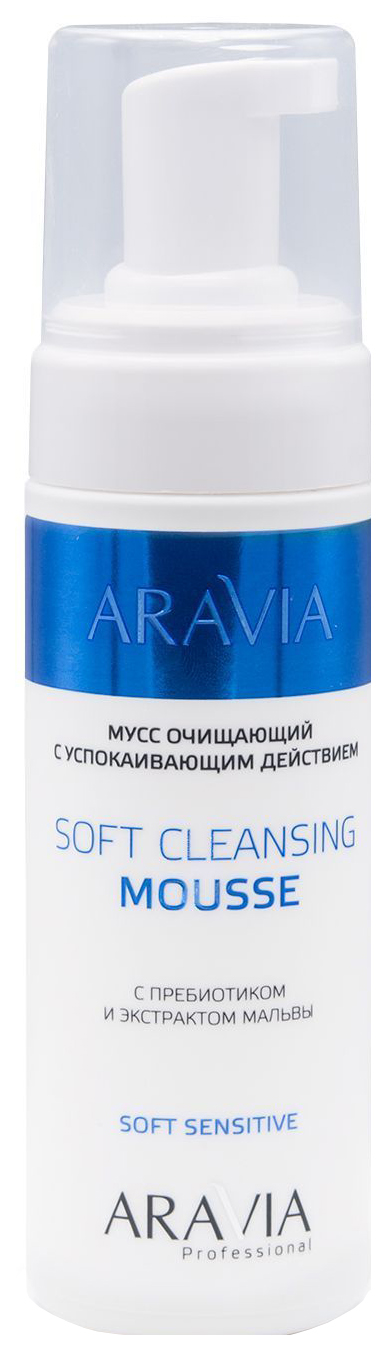 фото Мусс aravia professional soft cleansing mousse 160 мл