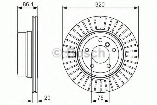 фото Тормозной диск bosch 0986479351