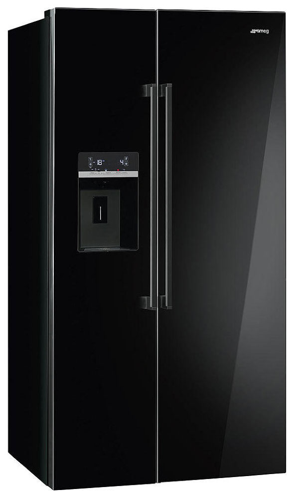 фото Холодильник smeg sbs63ned black