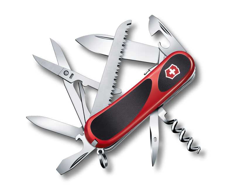 

Мультитул Victorinox Evolution, красный/черный, 15 опций, Evolution