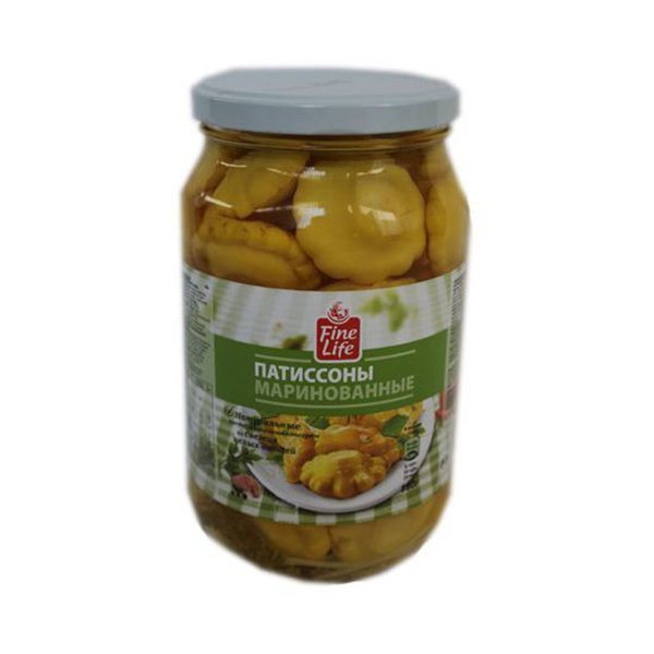 

Патиссоны Fine Life маринованные 910 г