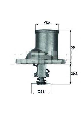 фото Термостат mahle/knecht ti192