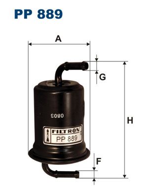 

Фильтр топливный FILTRON PP889