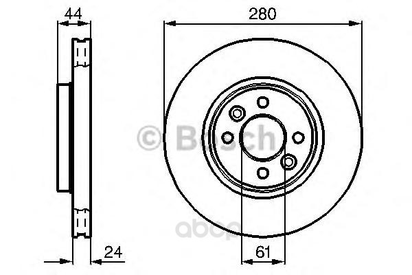 фото Тормозной диск bosch 0986478590