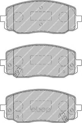 фото Комплект тормозных колодок ferodo fdb1783