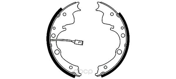 

Тормозные колодки барабанные HELLA PAGID 8DB355001971