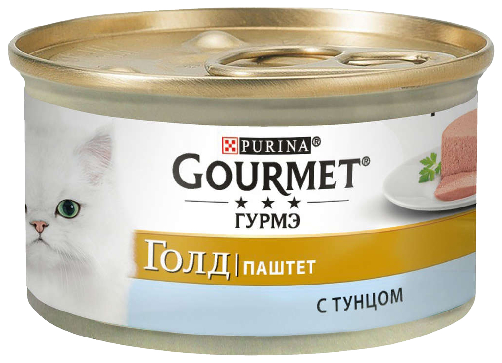 фото Консервы для кошек gourmet gold, тунец, 24шт, 85г