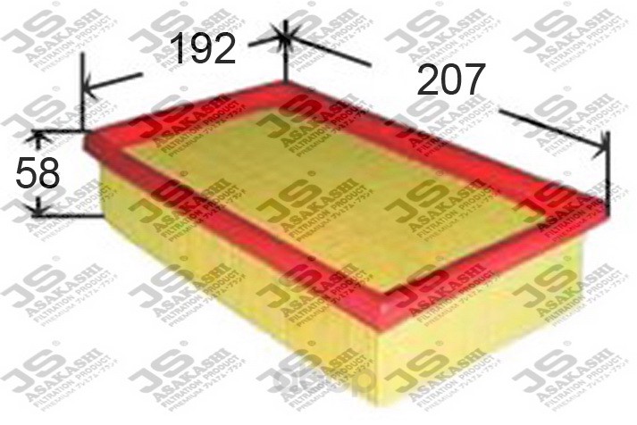 фото Фильтр воздушный двигателя js asakashi a0463
