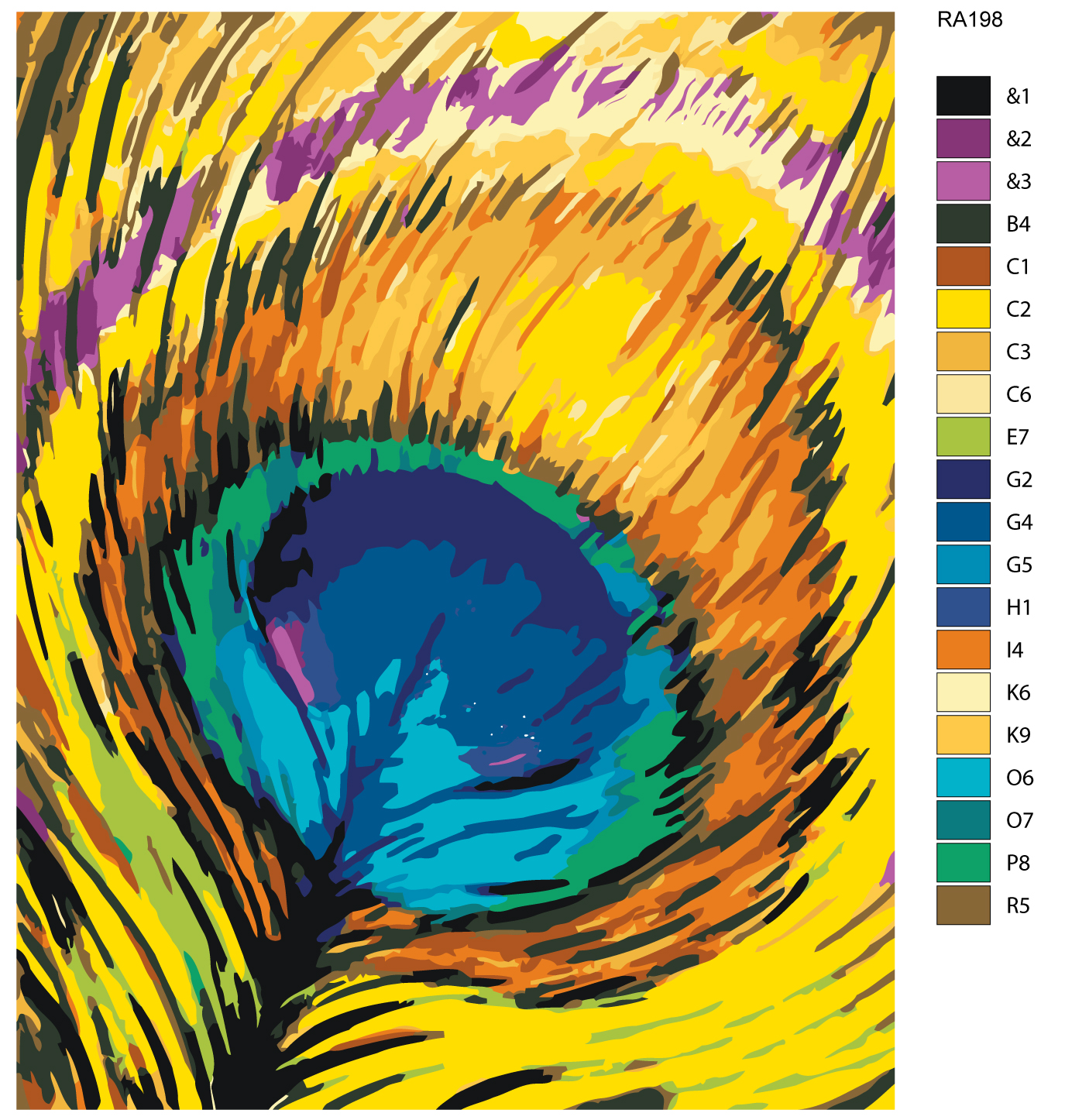 

Картина по номерам, 40 x 50, RA198, RA198