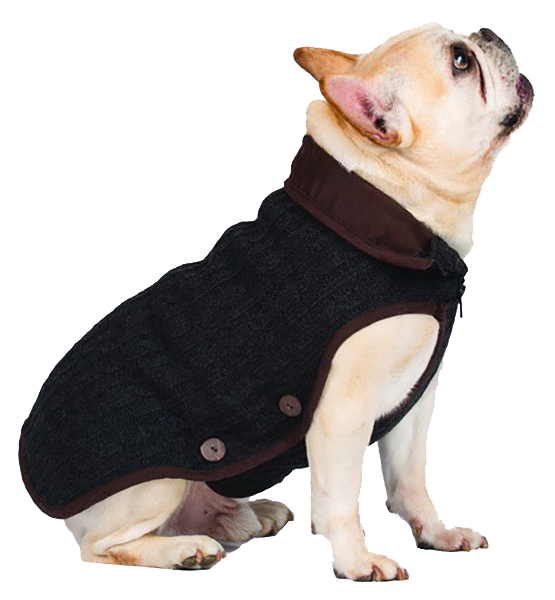 фото Куртка для собак dog gone smart размер l унисекс, серый, длина спины 40 см