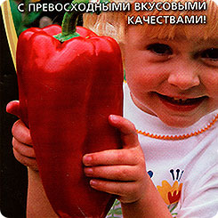 

Семена Перец сладкий Гиганто Росса F1, 20 шт, Уральский дачник, 187578