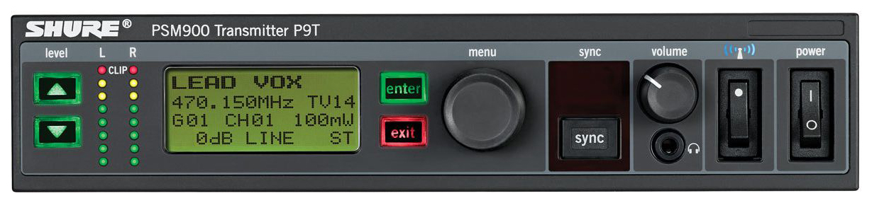 

Передатчик Shure P9TE L6E мониторной системы PSM900, P9TE