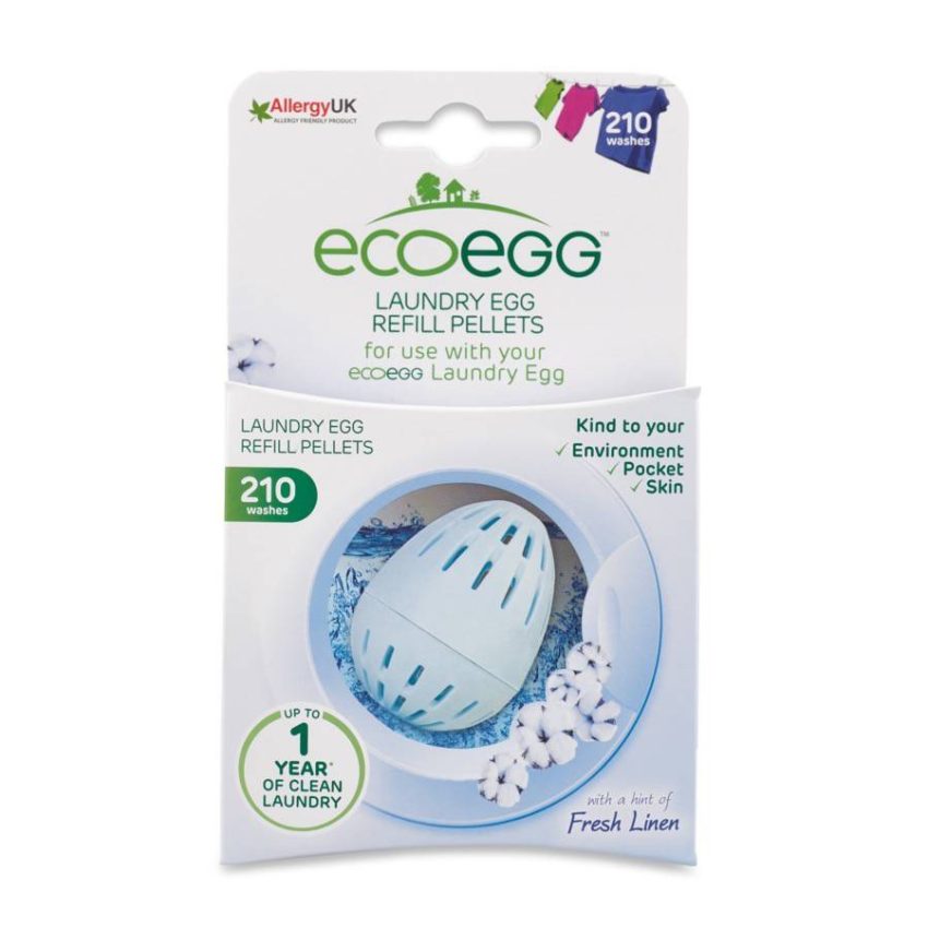 

Гранулы-заправки для экояйца для стирки Ecoegg на 210 стирок cвежее белье