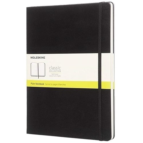 

Блокнот Moleskine Classic XLarge, 192 стр,, нелинованный, черный