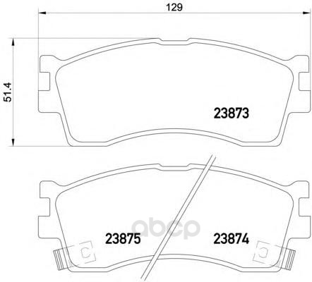 

Тормозные колодки дисковые HELLA 8DB355010251
