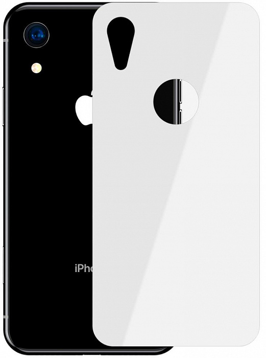 

Защитное стекло Baseus для Apple iPhone XR White, Full Coverage Tempered Glass Rear Protector