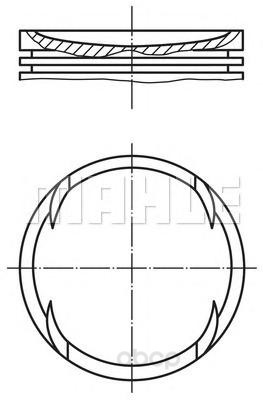 

Поршень двигателя Mahle/Knecht 0308902