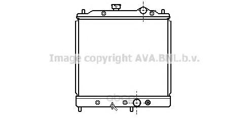 Радиатор охлаждения двигателя Ava MT2068