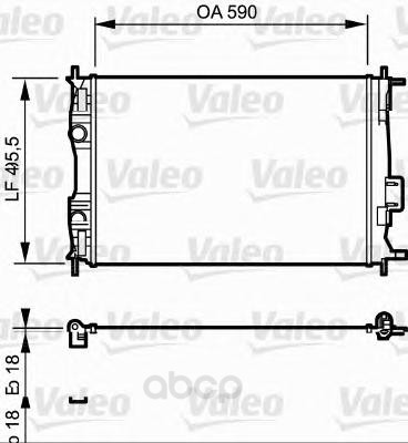 

Радиатор охлаждения двигателя Valeo 735119