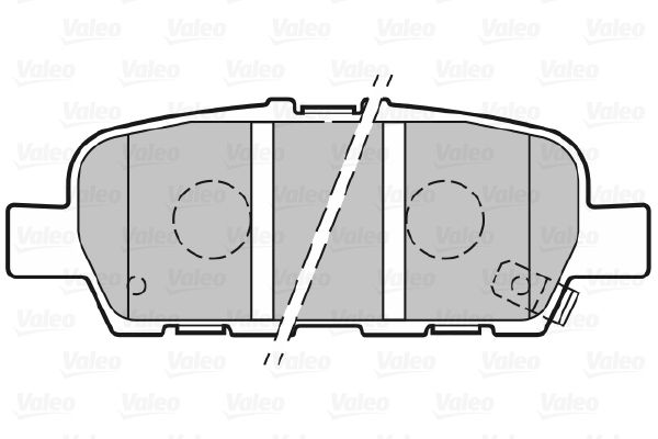 

Тормозные колодки Valeo дисковые 301148