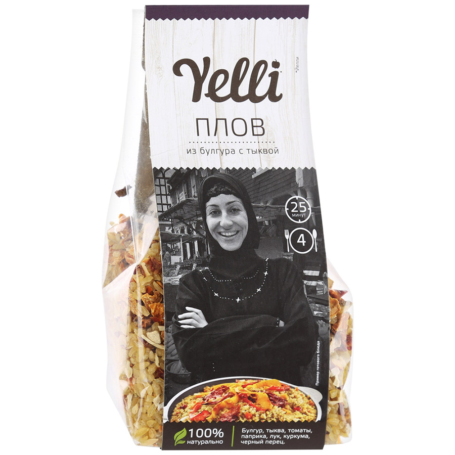 

Плов Yelli из булгура с тыквой 250 г