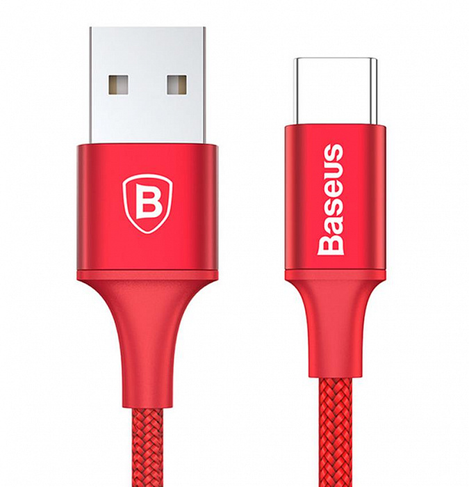 фото Кабель baseus rapid series type-c 1м red (catsu-b09)
