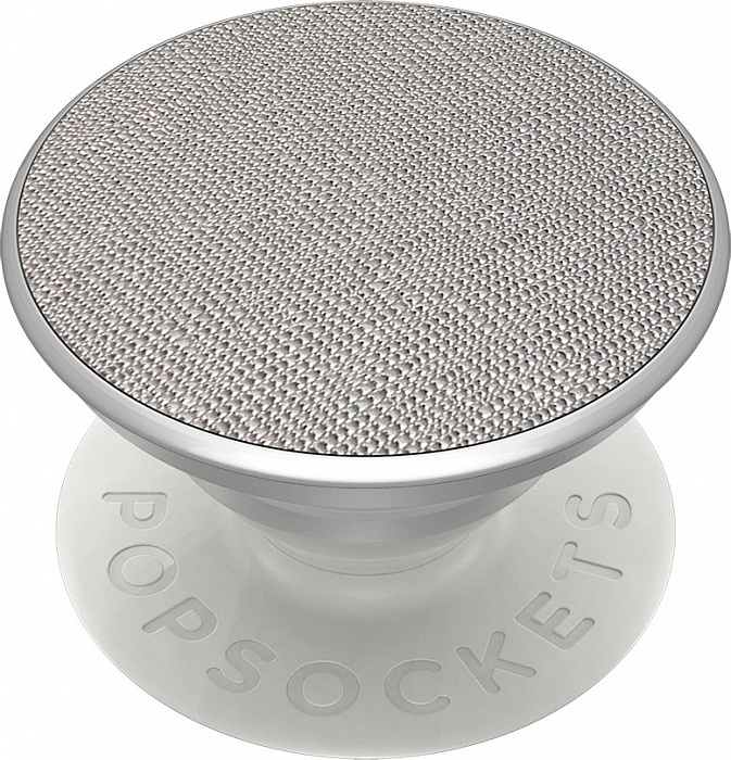 

Держатель для телефона Popsockets Saffiano 800100 (Silver), Saffiano