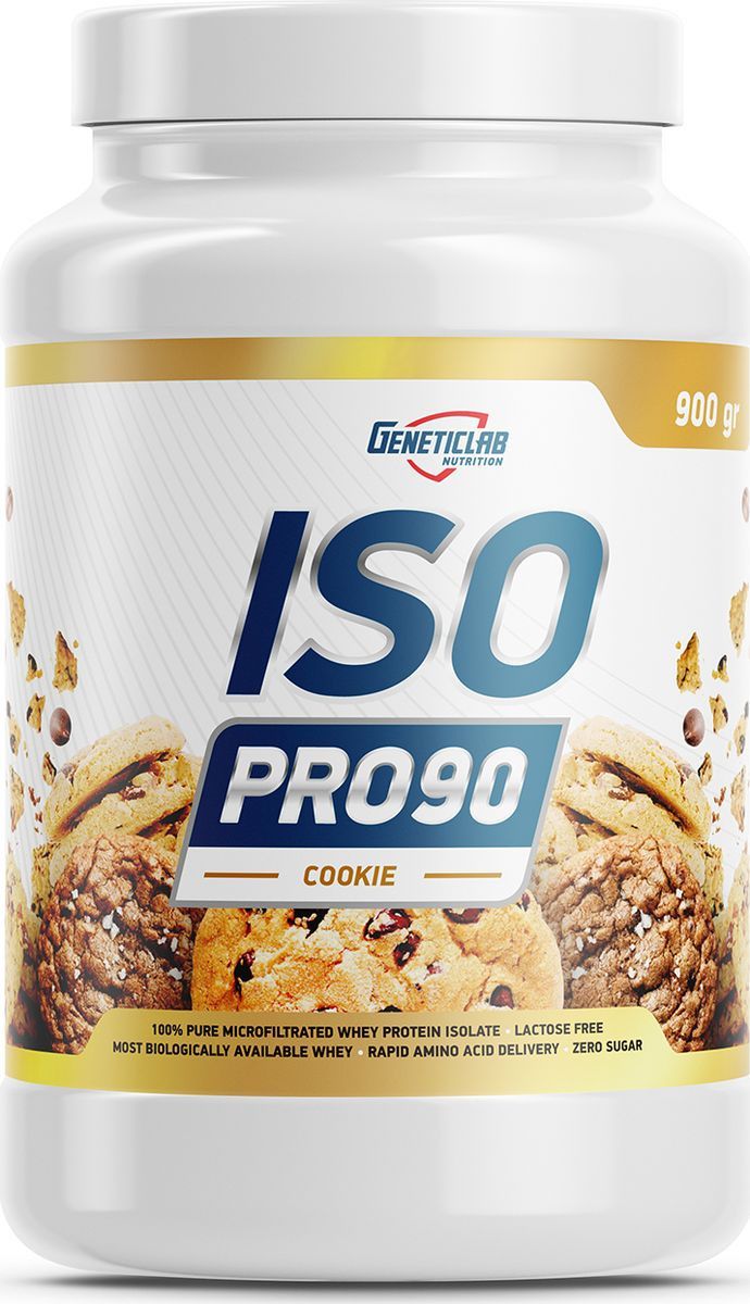 фото Протеин geneticlab nutrition iso pro 90, 900 г, cookie