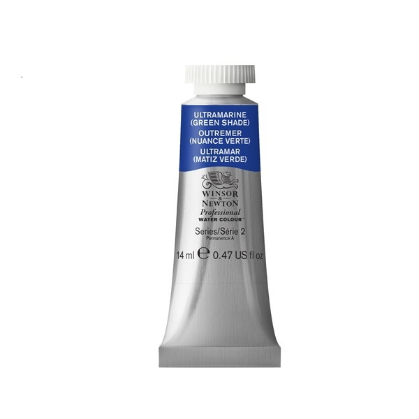 Акварель Winsor&Newton Professional ультрамарин зеленоватый 14 мл