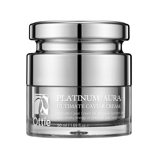Крем для лица с экстрактом черной икры Ottie Platinum Aura Ultimate Caviar Cream