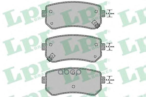 

Комплект тормозных колодок Lpr 05P1344