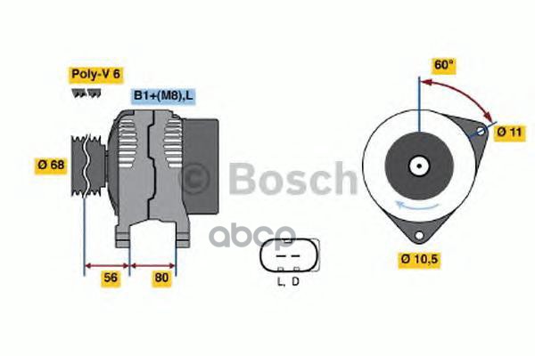 

Генератор BOSCH 0986042820