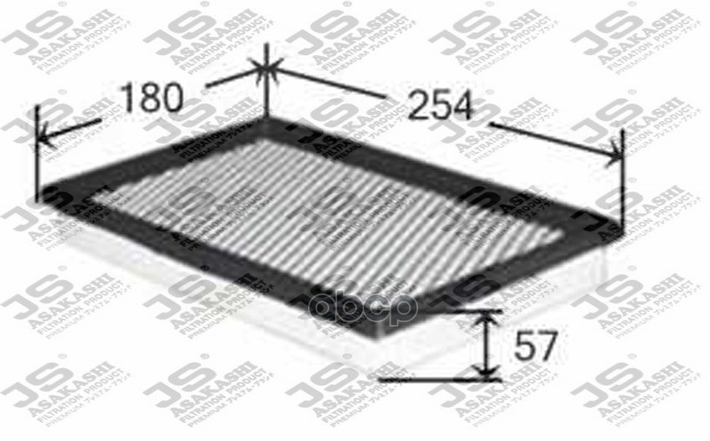 фото Фильтр воздушный js asakashi a4503