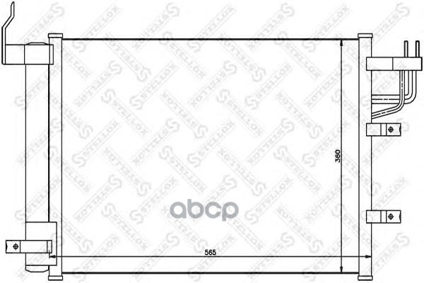 

Радиатор кондиционера Stellox 1045113SX