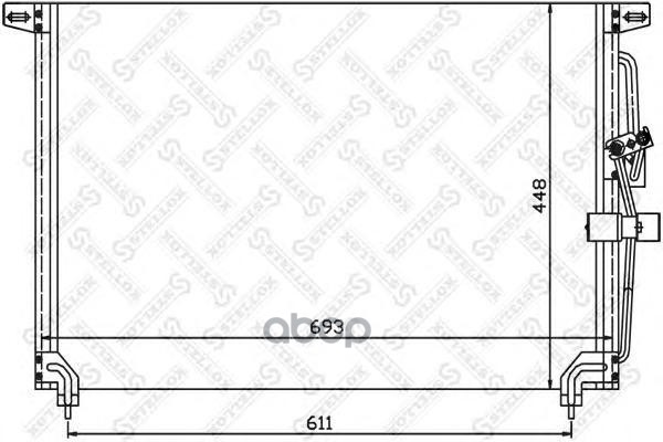 

Радиатор кондиционера Stellox 1045048SX