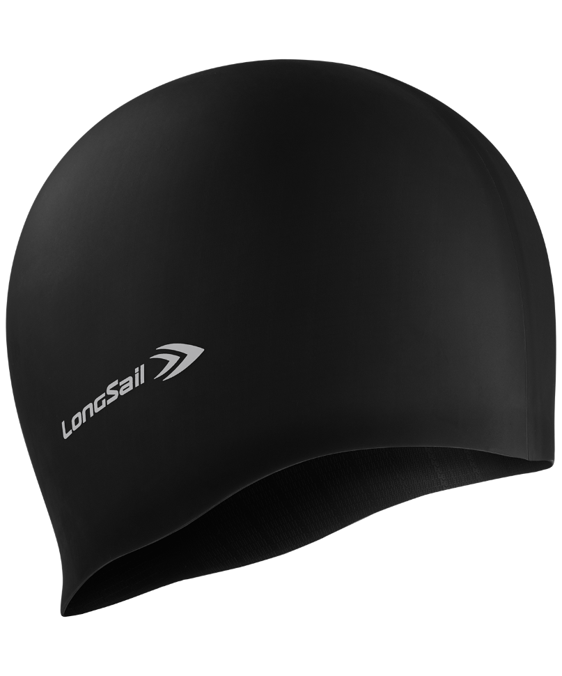 фото Шапочка для плавания longsail силикон black