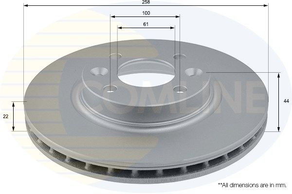 фото Тормозной диск comline adc2719v