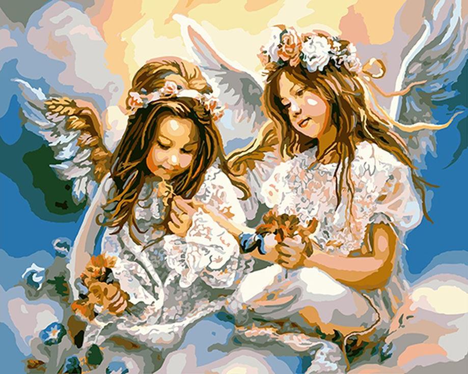

Картина по номерам Paintboy Подарок от ангела, 40x50 см, Подарок от ангела