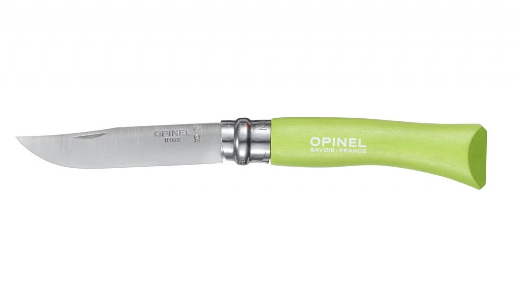 фото Нож складной opinel №7 vri colored tradition green apple