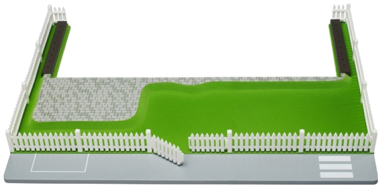 

Участок к домику Смоланд Зеленый газон Lundby LB_60101600, Белый;зеленый