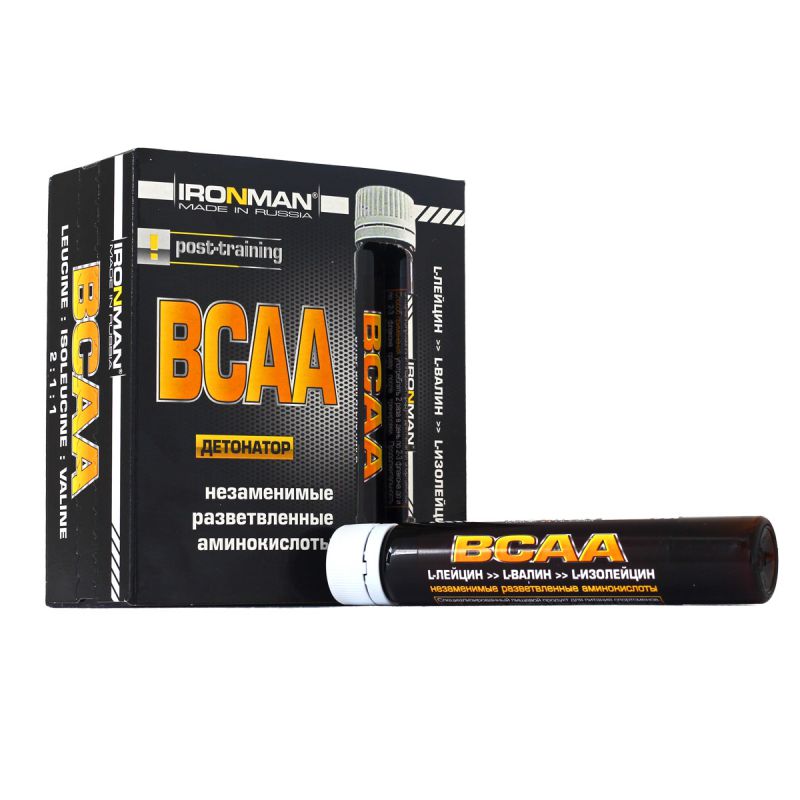 Ironman BCAA 25 мл, unflavoured