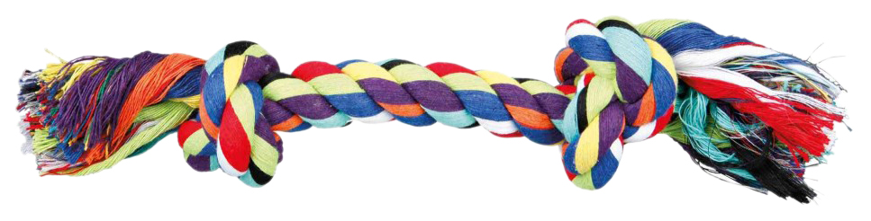фото Грейфер для собак trixie веревка с узлом, разноцветный, 26 см