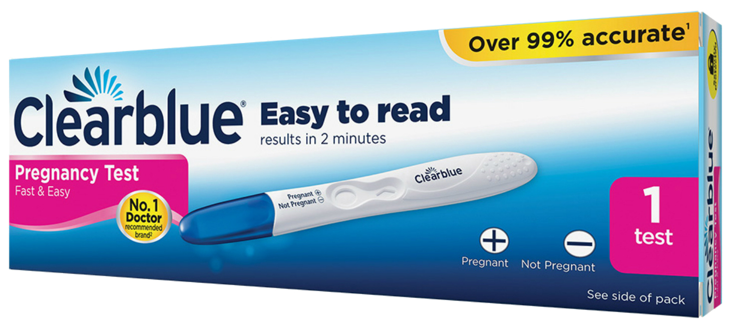 Тест на беременность Clearblue easy цифровой 2 шт.  - купить со скидкой