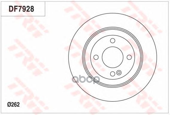 Тормозной диск TRW/Lucas DF7928