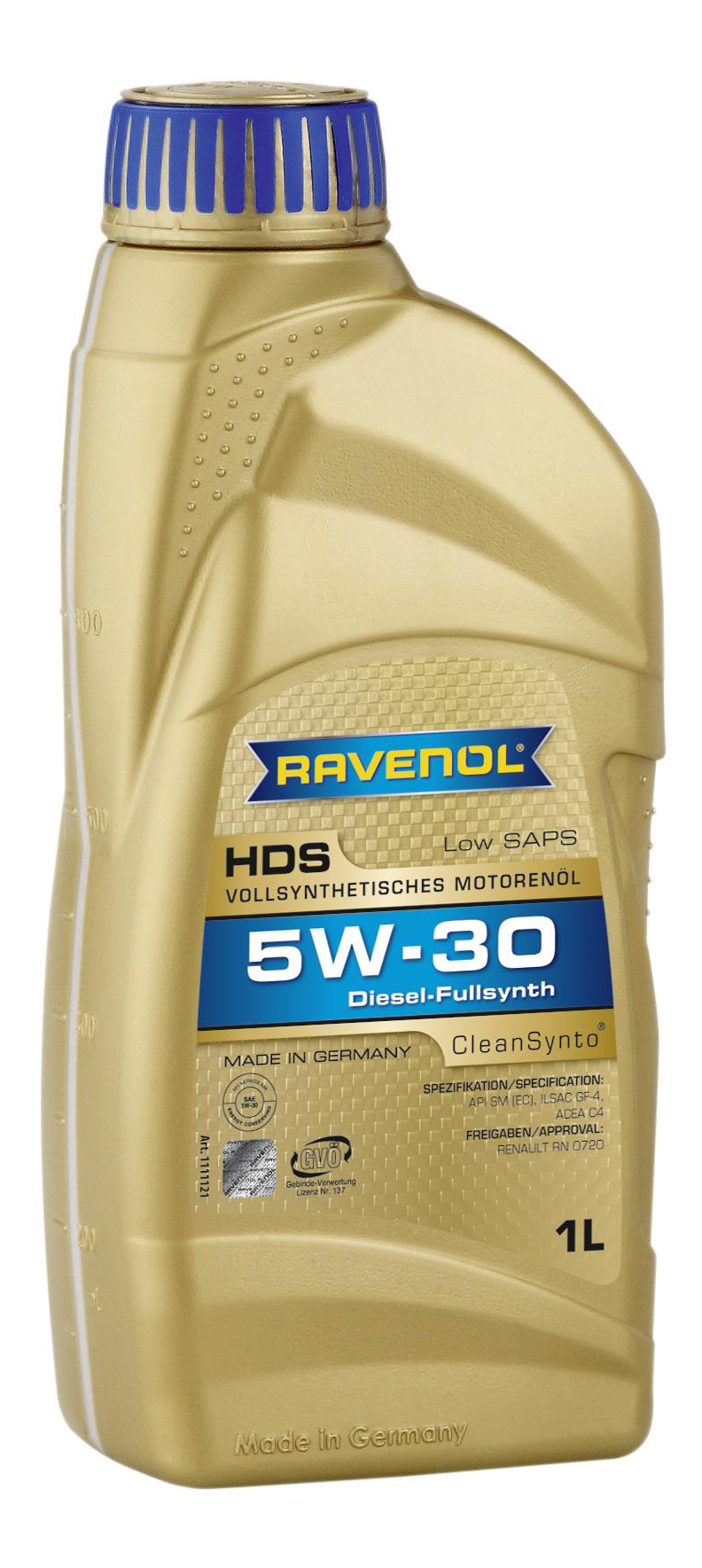 фото Моторное масло ravenol hds hydrocrack diesel specif sae 5w-30 1л