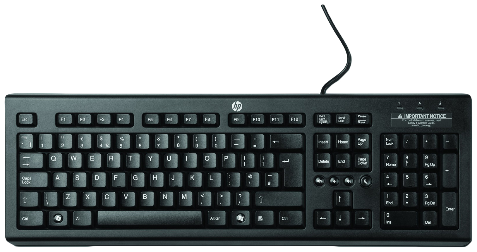 

Клавиатура HP Classcic Black (WZ972AA), Classcic