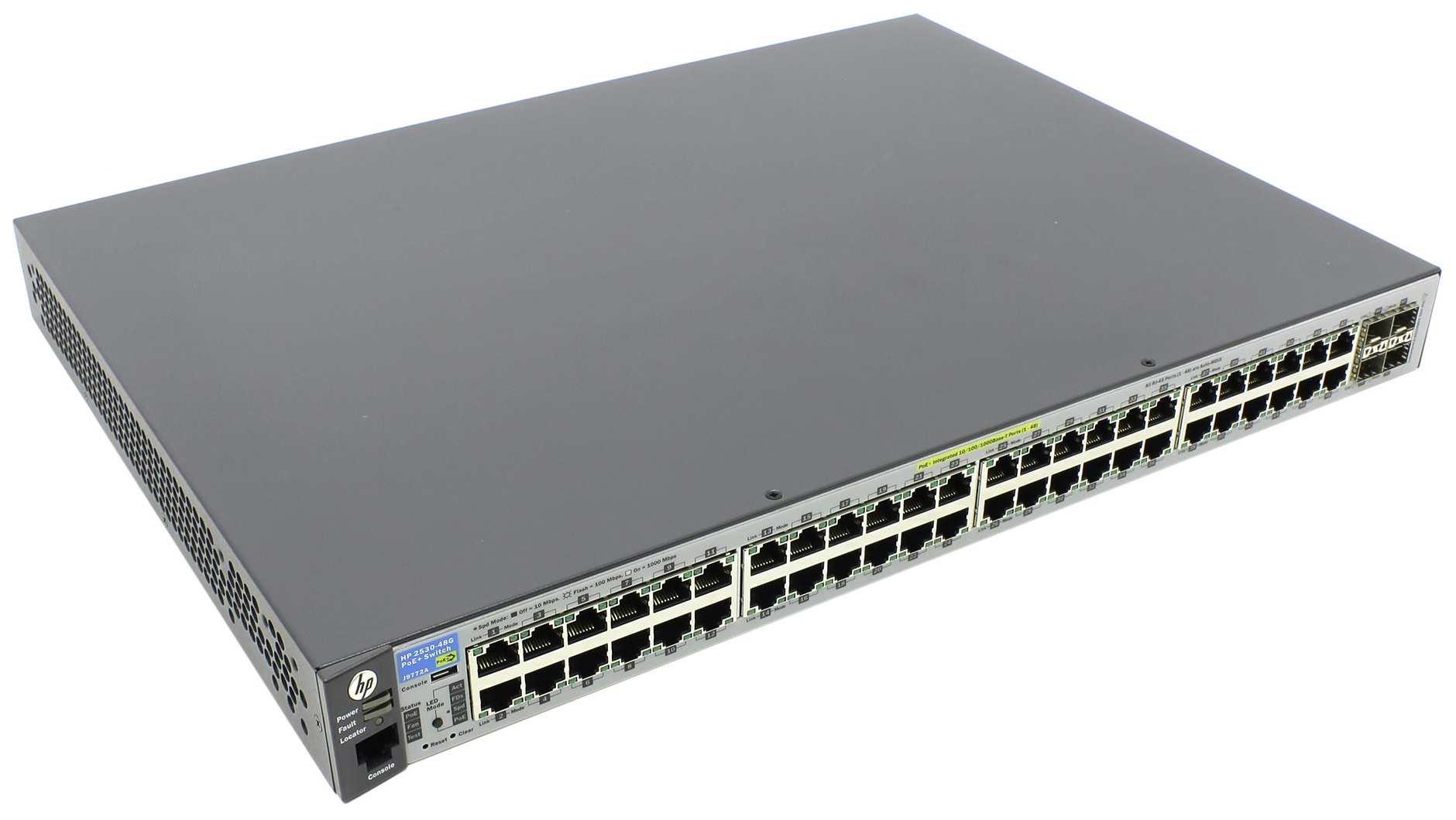 

Коммутатор HP 2530-48G-PoE+ J9772A Grey, 2530-48G-PoE+