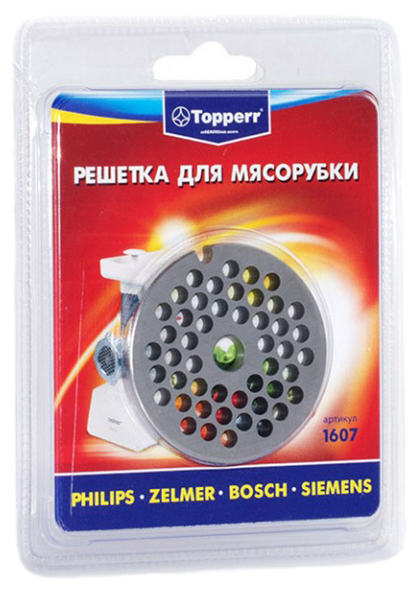 Решетка для мясорубки Topperr 1607 нож решетка для мясорубки казань