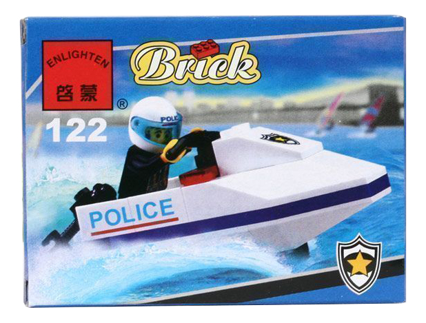 Конструктор пластиковый Brick Speedboat