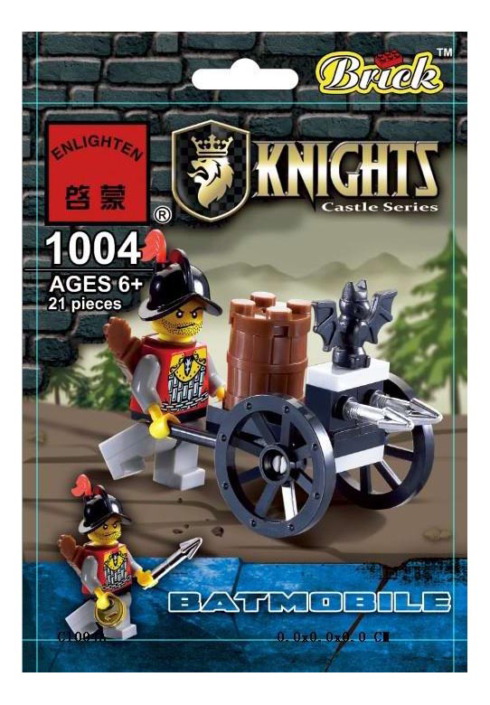 

Конструктор пластиковый Enlighten Brick Batmobile, Рыцарь